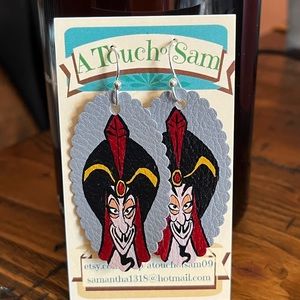 HAND PAINTED Unique Cartoon earrings!!